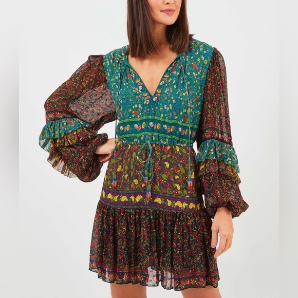FARM Rio Dresses & Skirts - FARM RIO Mix Mini Prints Mini Dress XS